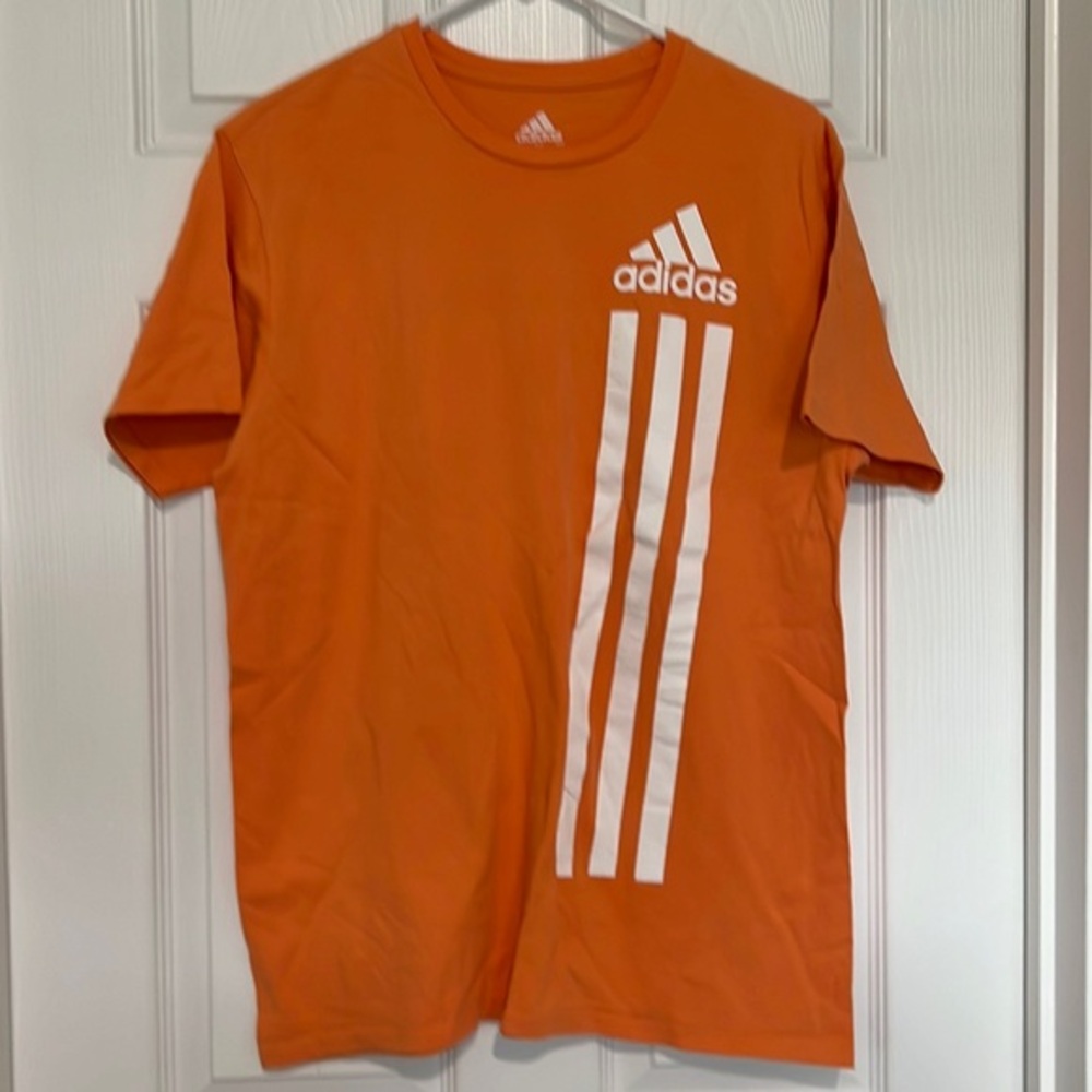 Adidas men’s orange&white teeshirt